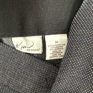 Kim Rogers Black and White Polka Dot suit set